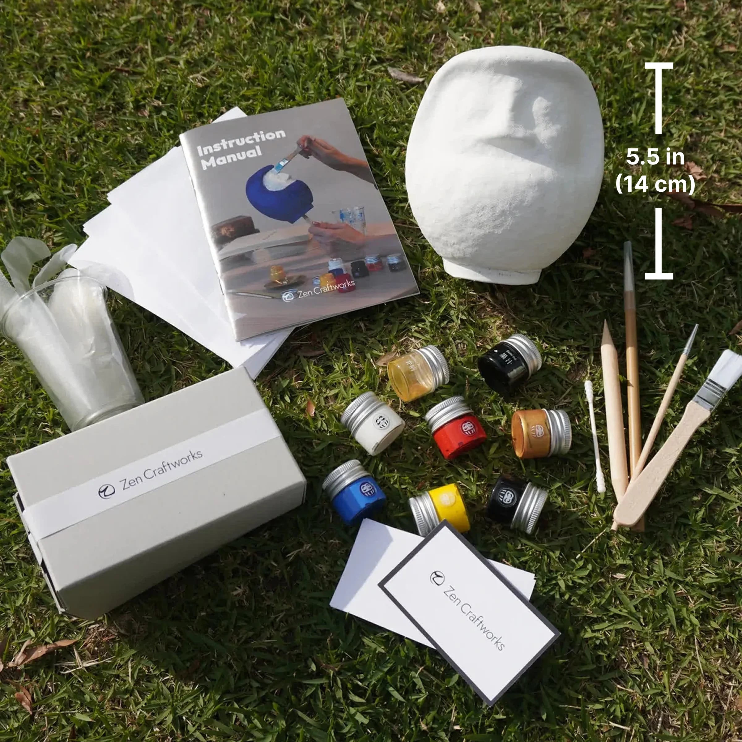 Daruma Painting Kit | Paint Your Own Takasaki Daruma | Zen Craftworks